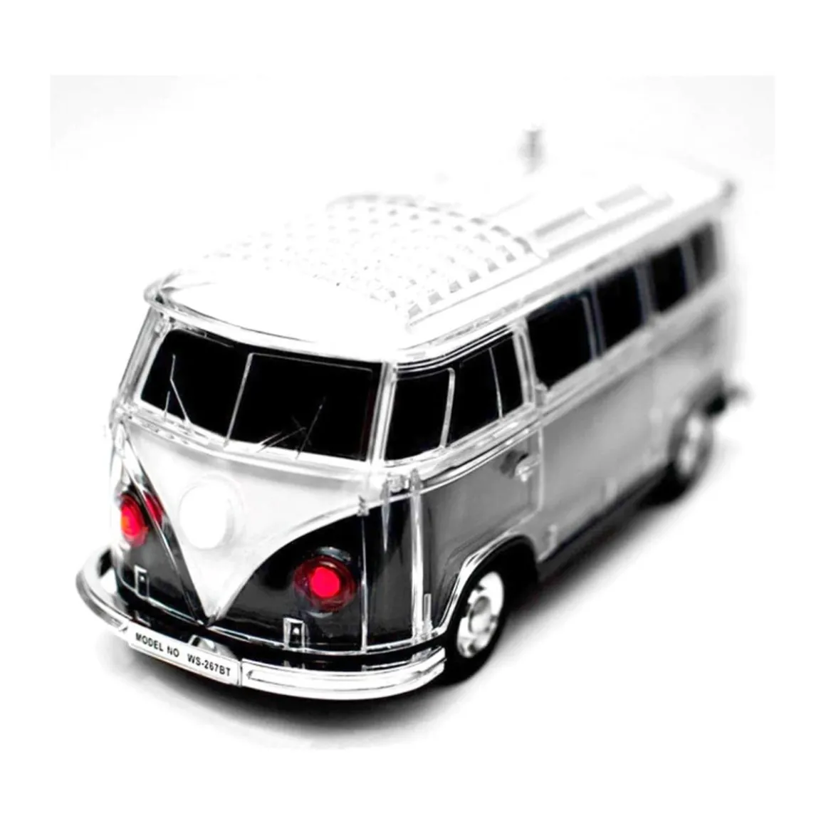 Altavoz bluetooth Volkswagen T1 - Negro con luz LED
