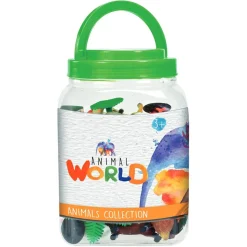 Animal World - Bote con 28 animales