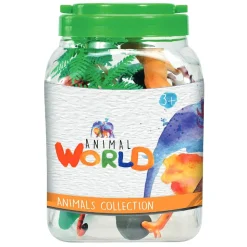 Animal World - Bote con 28 animales