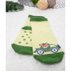 Antideslizante niño verde tigre