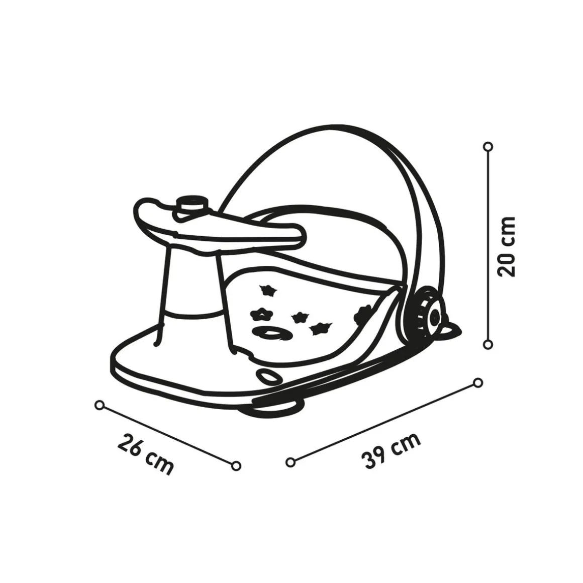 Asalvo - Asiento de baño Boon