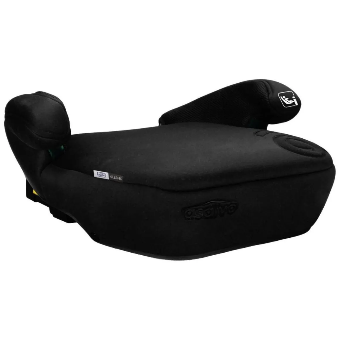 Asalvo - Booster Alzafix R129 con Isofix Negro