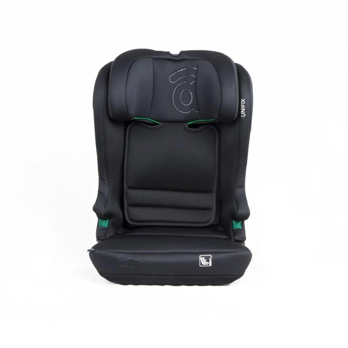 Asalvo - Silla de auto I-Size Unifix Negro 100-150 cm