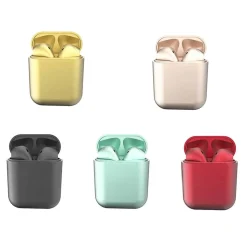 Auriculares Bluetooth INPODKLACK 12 Metalizado Rojo