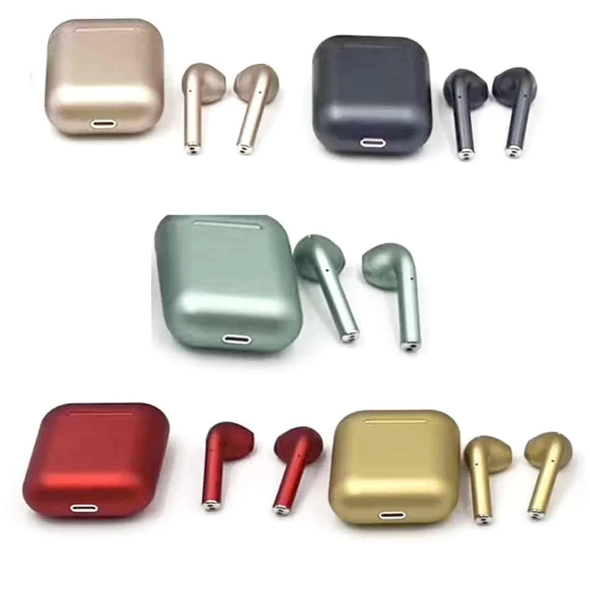 Auriculares Bluetooth INPODKLACK 12 Metalizado Verde