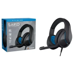 Auriculares Gaming Saiko PS Negro