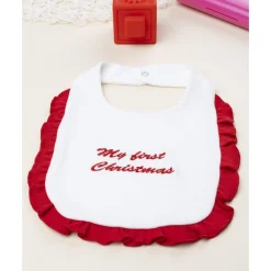 Babero de niña Navidad
