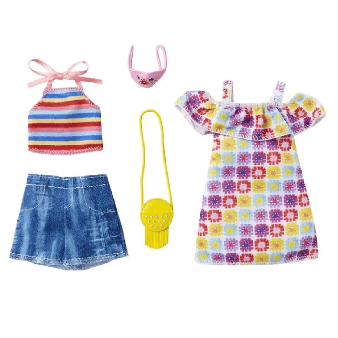 Barbie - 2 pack de vestidos y accesorios de moda (Varios modelos)