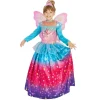 Barbie - Disfraz de princesa hada Barbie 5-7 años
