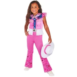 Barbie - Disfraz infantil Barbie Cowgirl 5-6 años