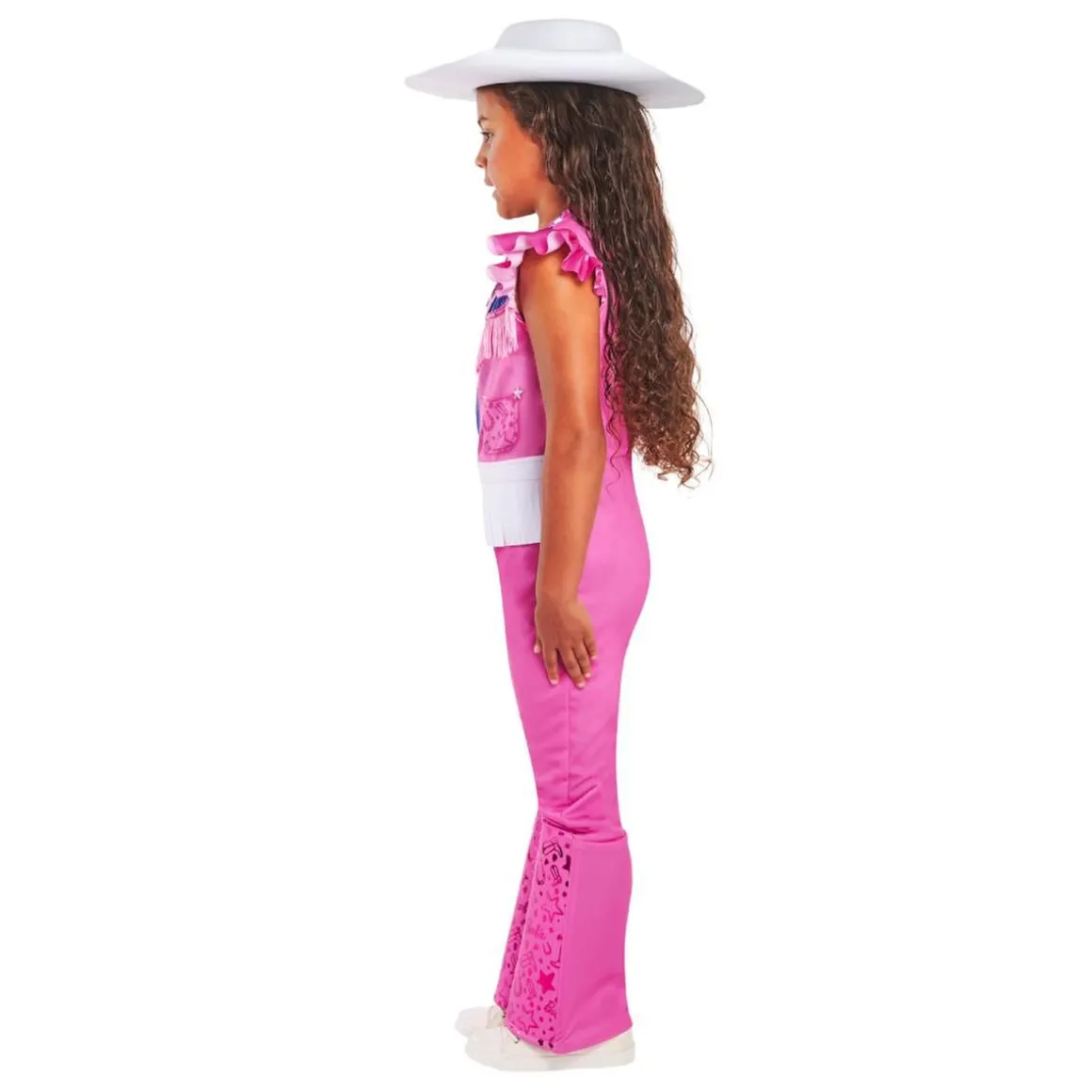 Barbie - Disfraz infantil Barbie Cowgirl 5-6 años