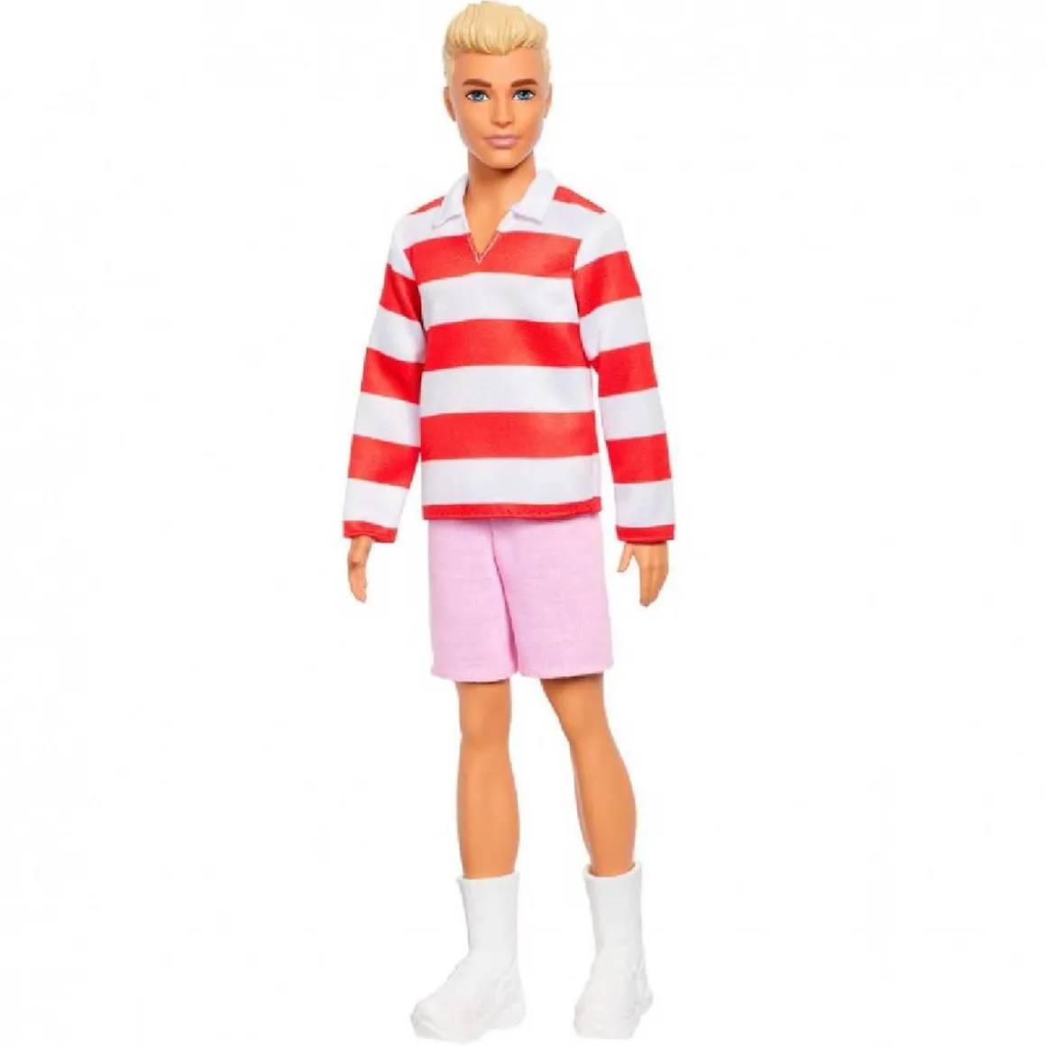Barbie - Ken Fashionista con polo de rayas