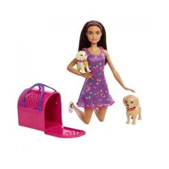 Barbie - Muñeca adopta perritos