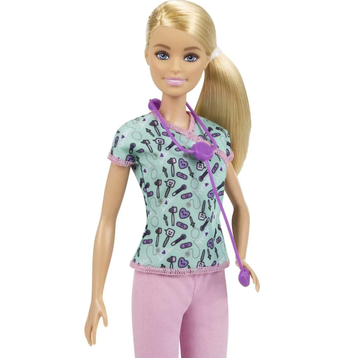 Barbie - Muñeca Barbie enfermera con accesorios ㅤ