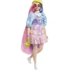 Barbie - Muñeca Extra - Pelo rosado y violeta