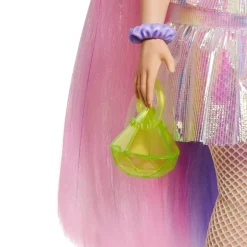 Barbie - Muñeca Extra - Pelo rosado y violeta