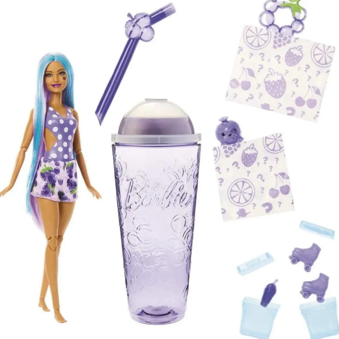 Barbie - Pop Reveal Serie frutas: Uvas