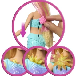 Barbie - Sirena Flores Mágicas - Rubia