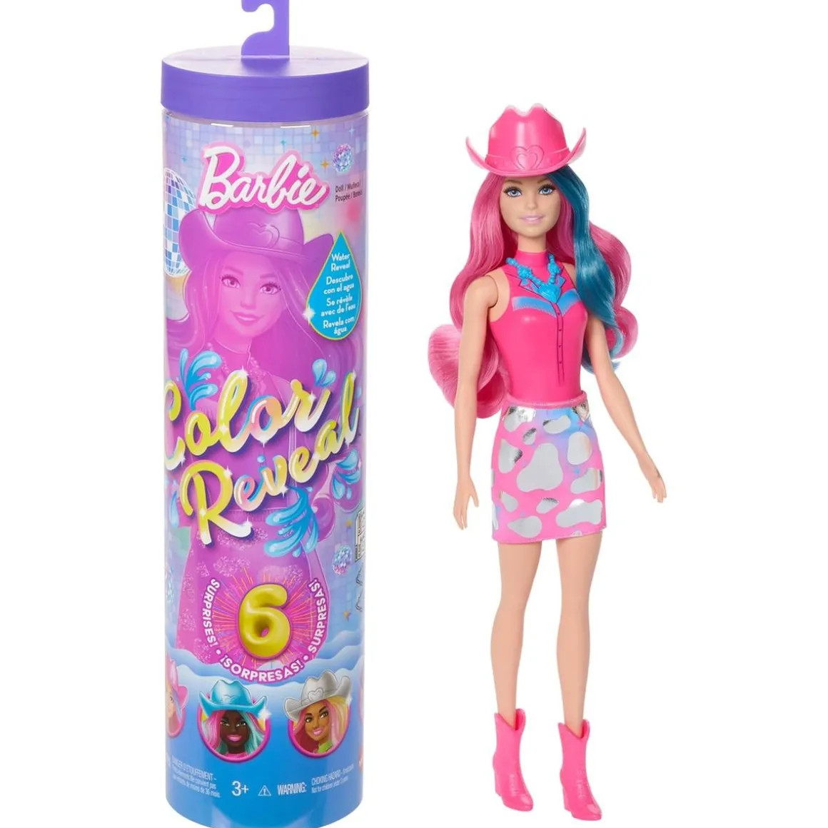 Barbie Color Reveal - Estrella de la disco