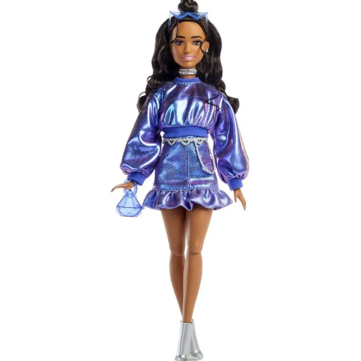 Barbie Deluxe Style - Conjunto Azul Metalizado