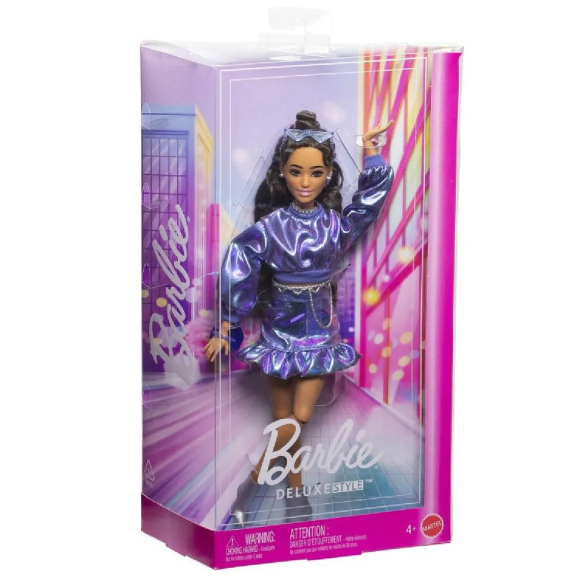 Barbie Deluxe Style - Conjunto Azul Metalizado