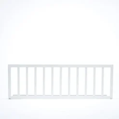 Barrera de cama de Madera Natural Blanca