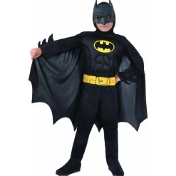 Batman - Disfraz con músculos 10-12 años