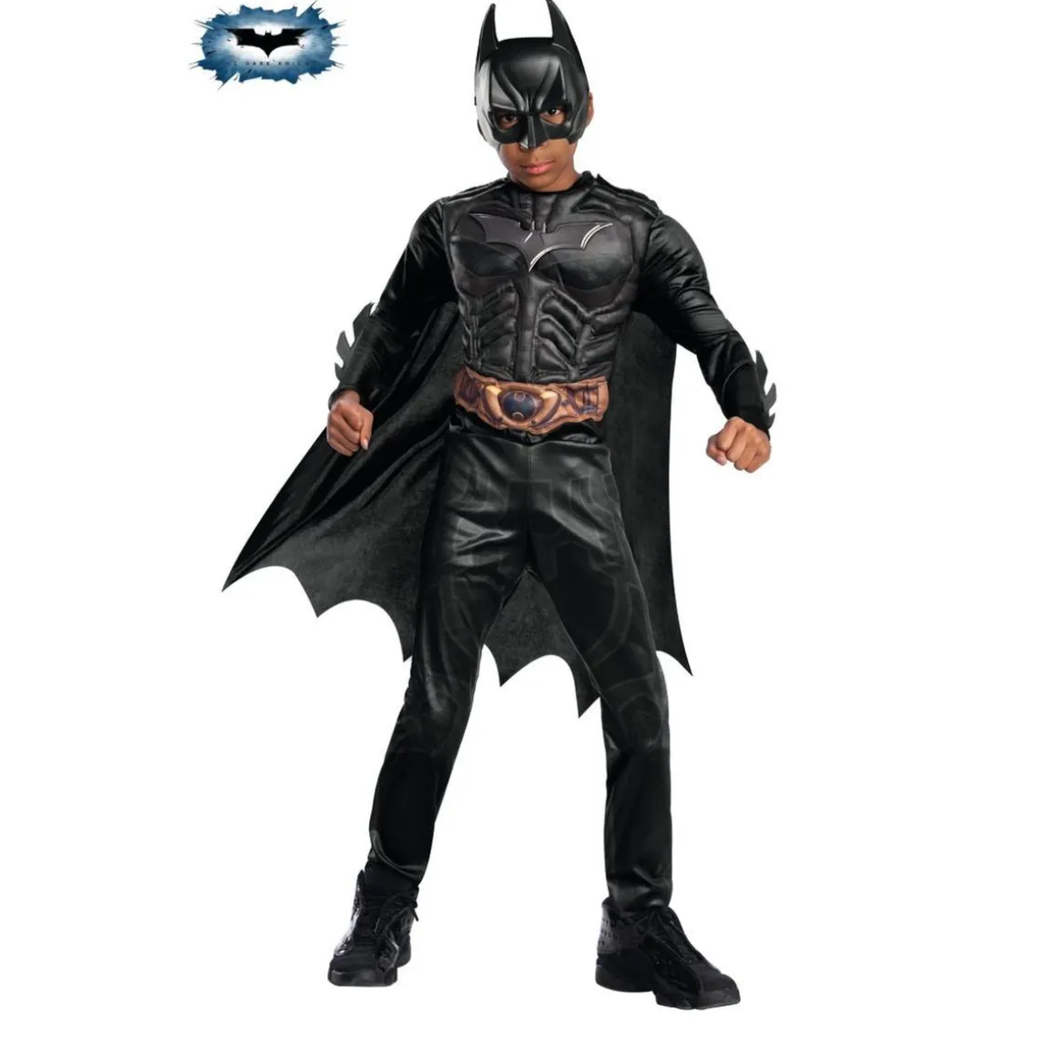Batman - Disfraz infantil Batman Black Line deluxe 5-7 años