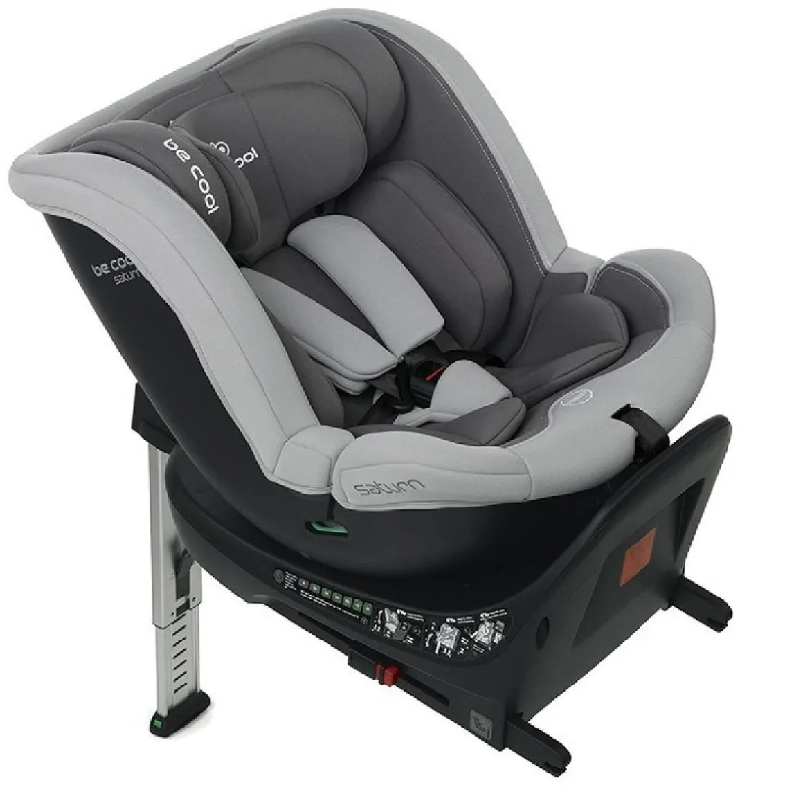 Be Cool - Silla de coche Saturn i-Size antracita (40-150cm)