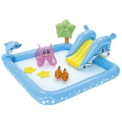 Bestway - Piscina Infantil Hinchable con Tobogán - Acuario Fantástico (varios modelos)