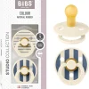 Bibs - Pack 2 chupetes Colour 0-6 meses - Ivory/steel blue