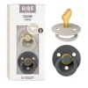 Bibs - Pack 2 chupetes Colour 6-18 meses - Sand/Iron