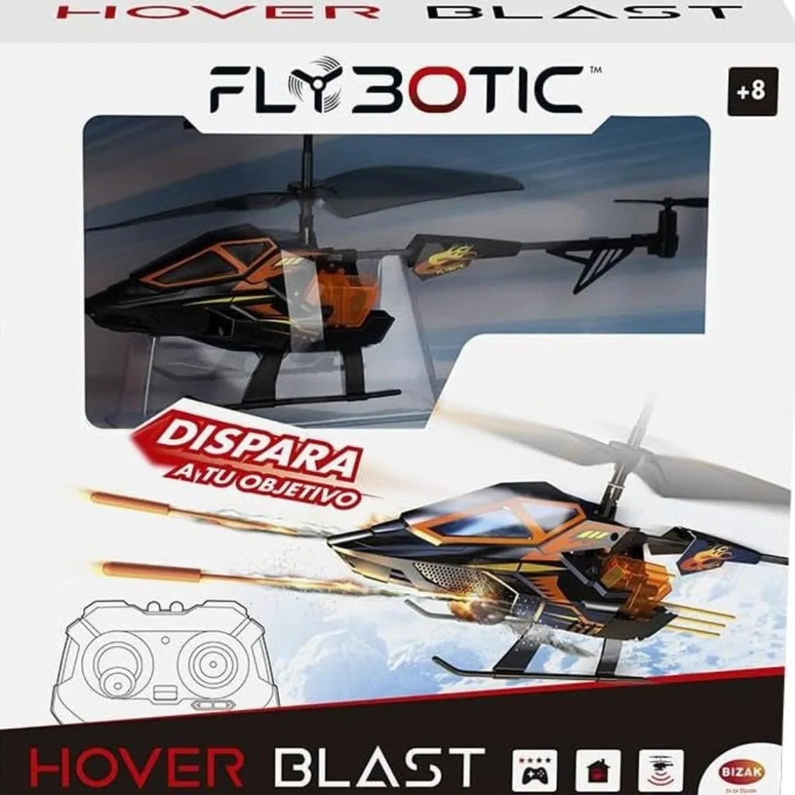 Bizak - Helicóptero radio control hover blast