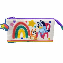 Bluey - Portatodo triple - Colección Rainbow