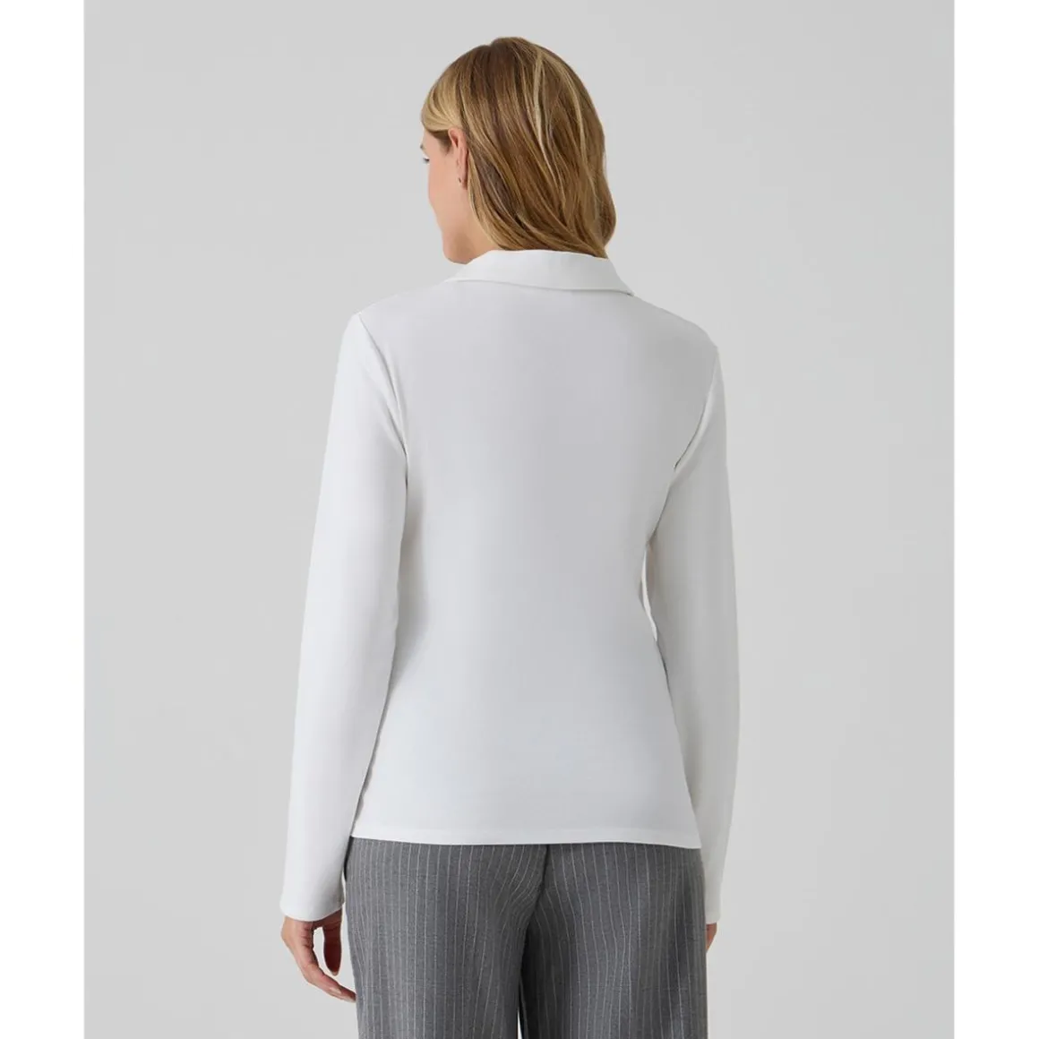 Blusa premamá y lactancia blanca