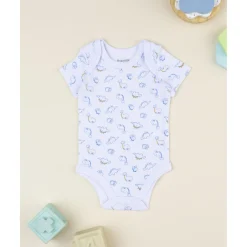 Body bebé manga corta con estampado de dinosaurios