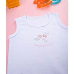 Body blanco flores