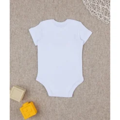 Body unisex blanco bordado baby smile
