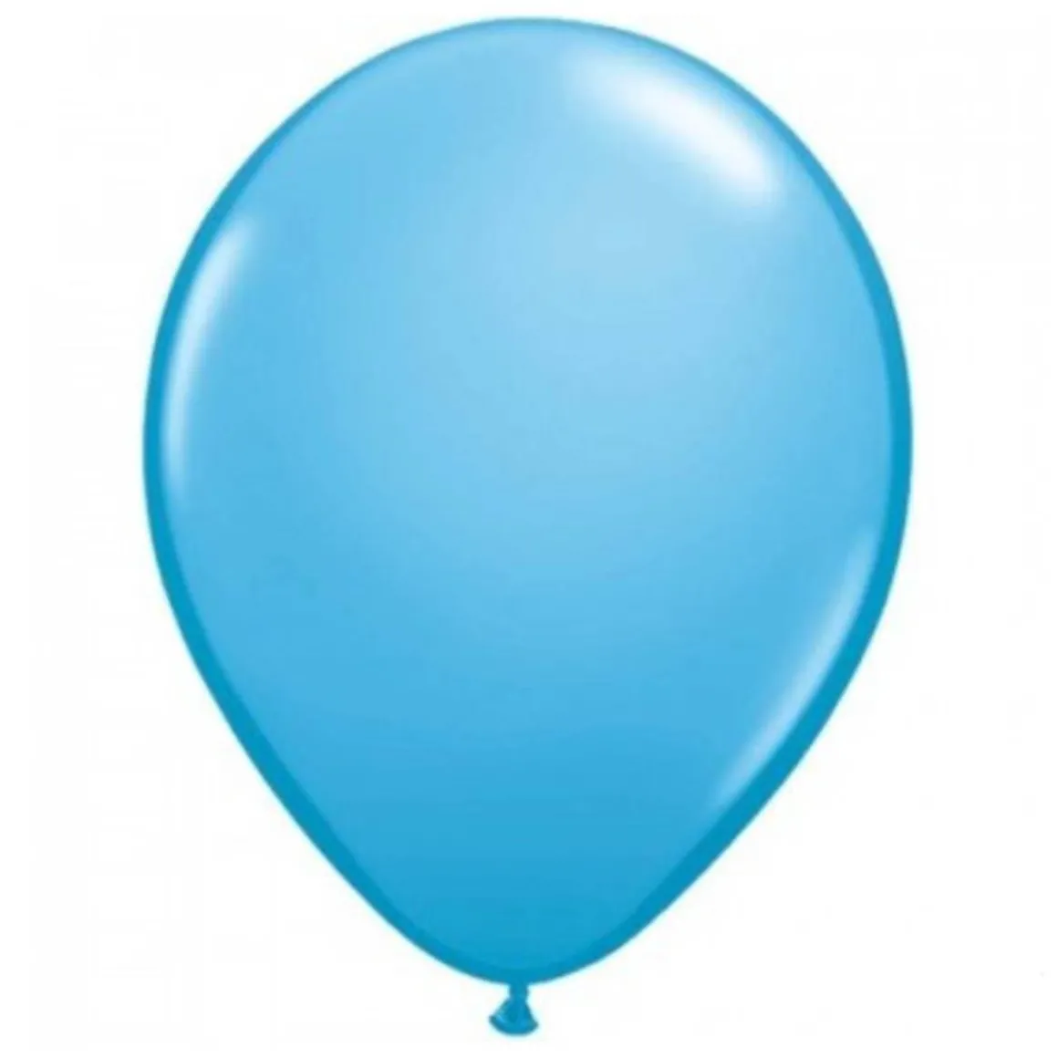 Bolsa con 20 globos azules medianos