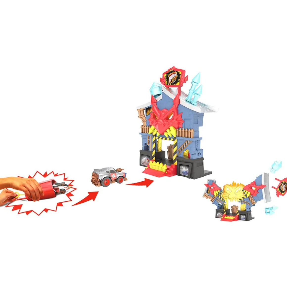 Boom City Racers - Playset Infierno Explosivo