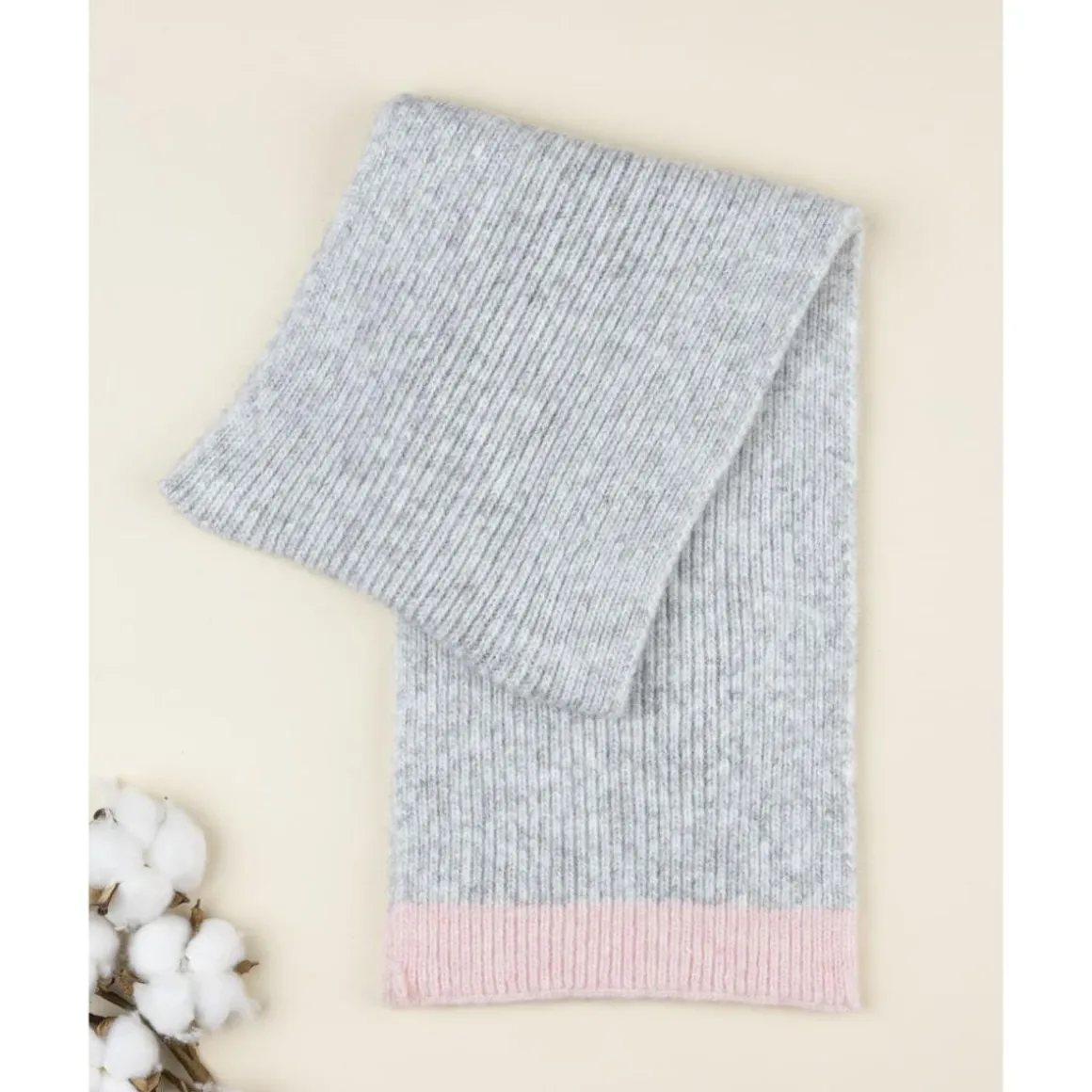 Bufanda niña gris Minnie