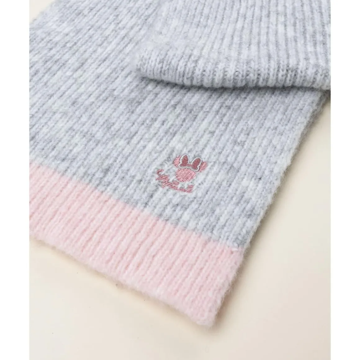 Bufanda niña gris Minnie