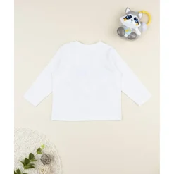 Camiseta blanca con estampado "Feel Good"