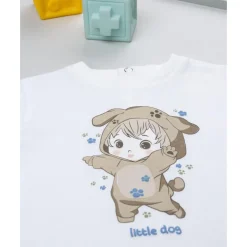 Camiseta de bebé blanca Little Friends