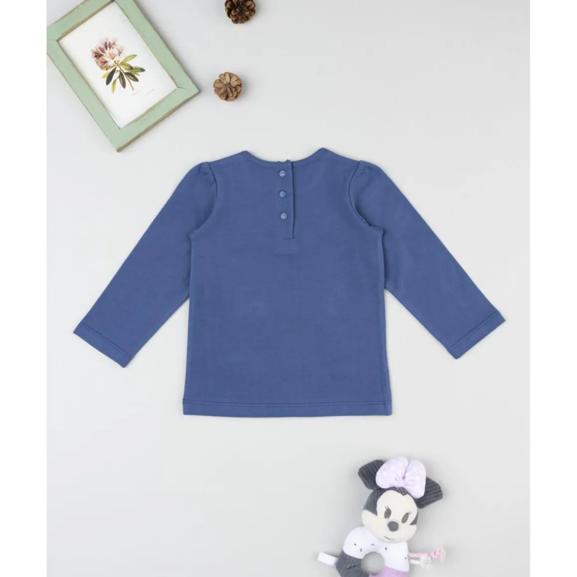 Camiseta niña azul Minnie