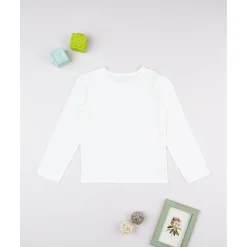 Camiseta niña blanca estampado "chic girl"
