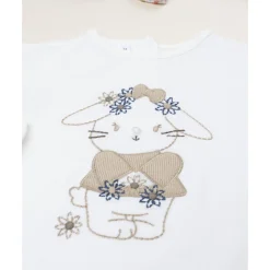 Camiseta niña conejito