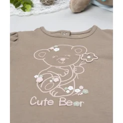Camiseta verde niña con estampado