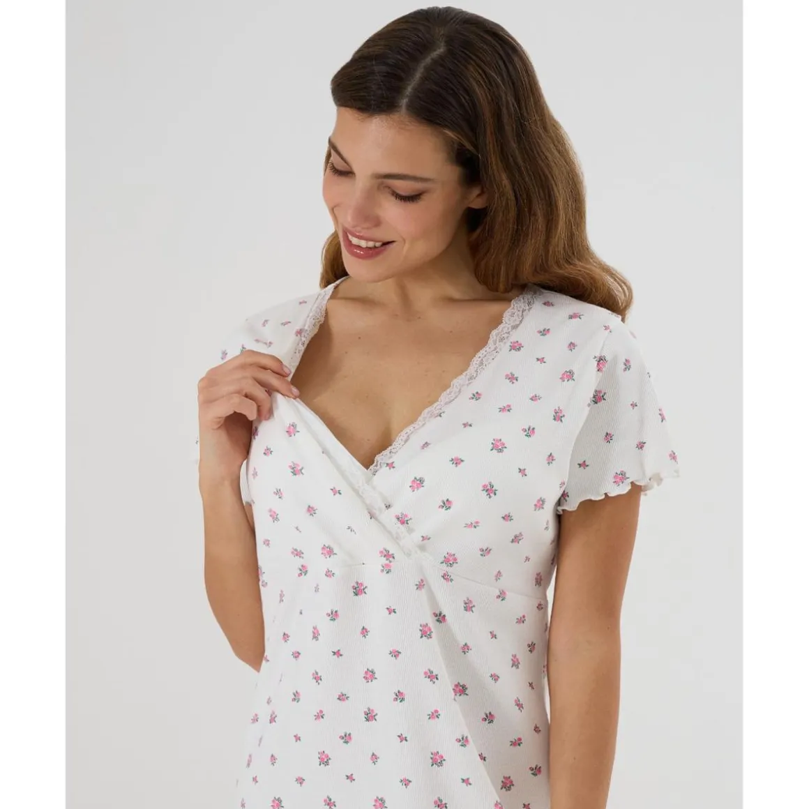 Camisón de noche para embarazadas y lactancia