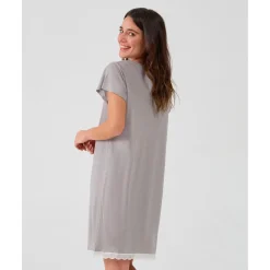 Camisón premamá de lactancia con encaje